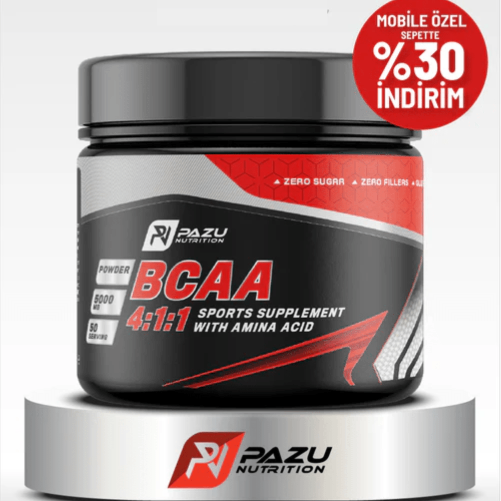 PAZU مكمل BCAA لدعم الاستشفاء العضلي والأداء الرياضي – 250 غرام