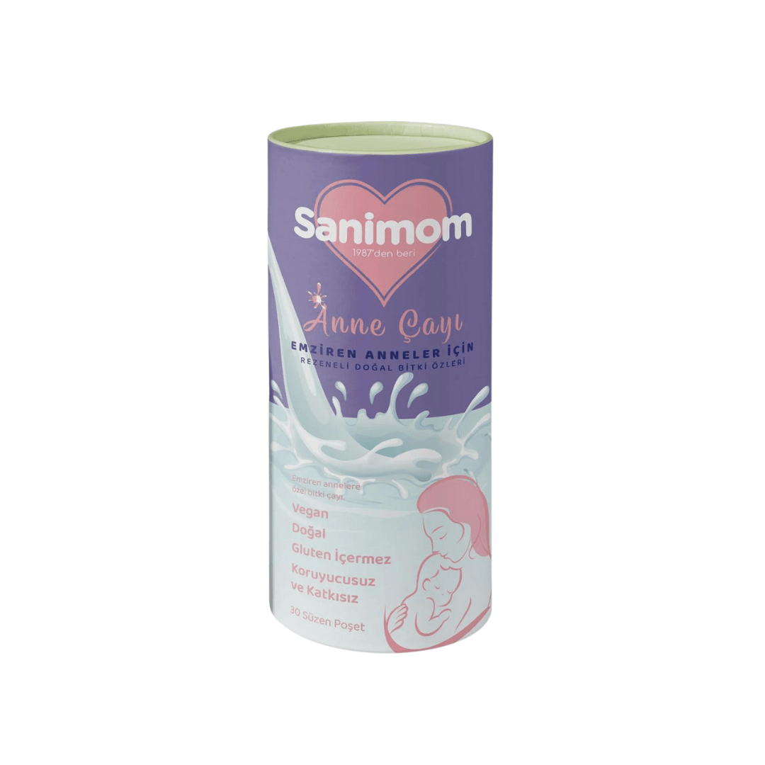 Sanimom شاي لزيادة حليب الأم – دعم طبيعي وآمن للرضاعة