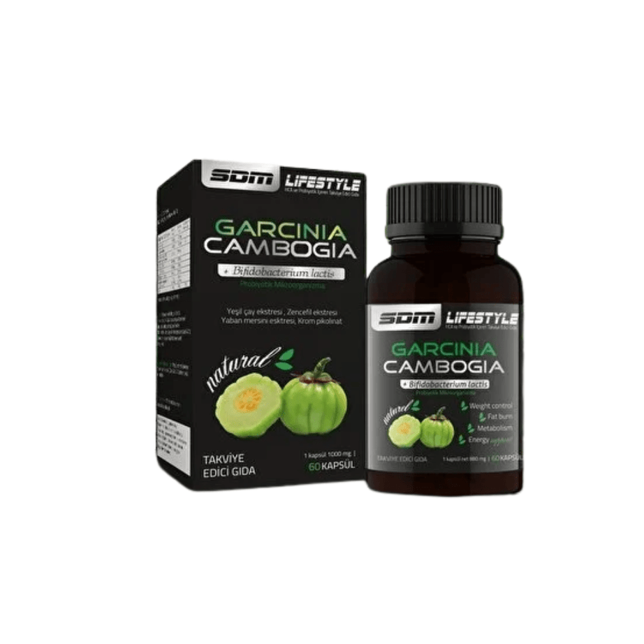 SDM مكمل غذائي بالشاي الأخضر وجارسينيا كامبوجيا لحرق الدهون والتحكم بالوزن
