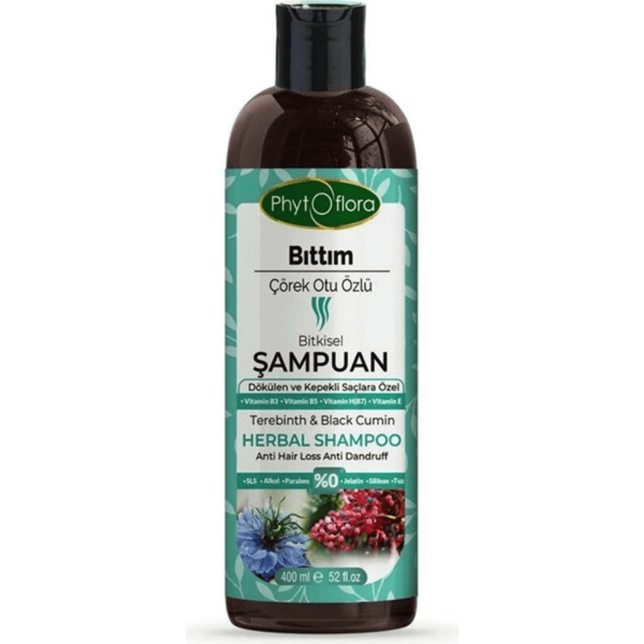 شامبو فيتوفلورا بخلاصة البطم وزيت حبة البركة لعلاج تساقط الشعر 400مل