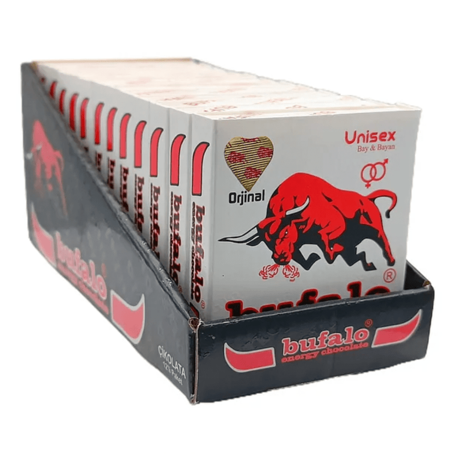 شوكولاتة بوفالو المحفزة للطاقة والرغبة | 12 قطعة