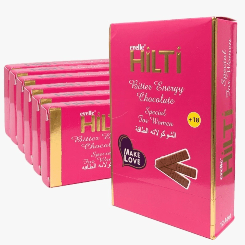 شوكولاتة هيلتي الخاصة بالنساء لتعزيز الطاقة والرغبة 12 قطعة