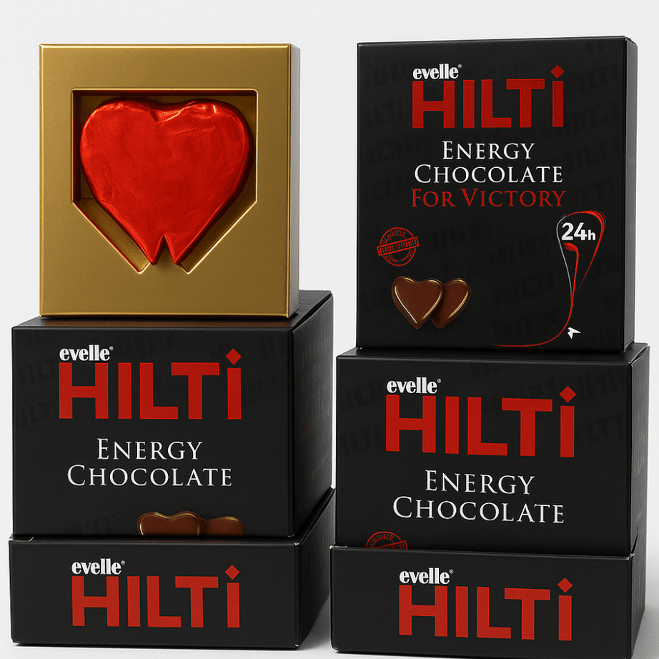 شوكولاتة هيلتي جولد لتعزيز الرغبة والطاقة للرجال | 12 قطعة