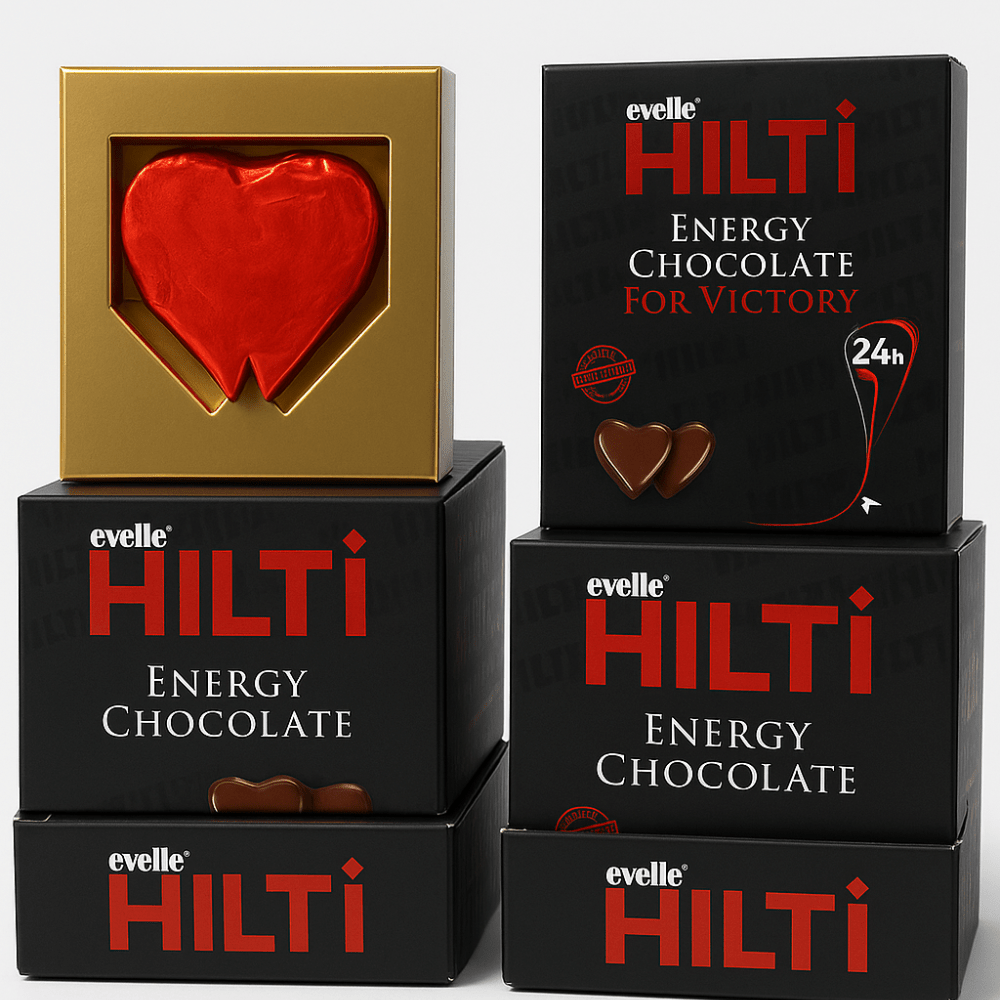 شوكولاتة هيلتي جولد لتعزيز الرغبة والطاقة للرجال | 12 قطعة