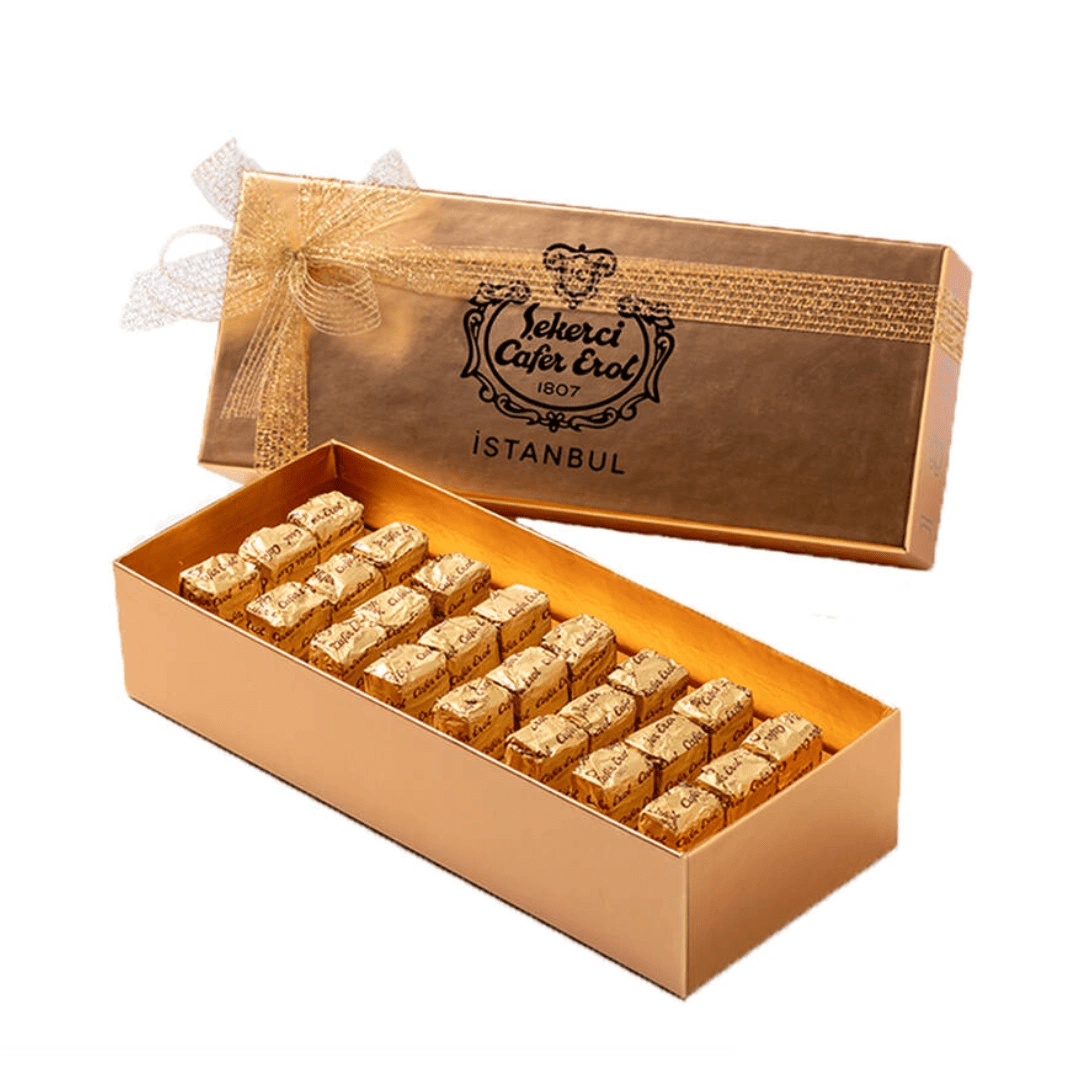 صندوق جولد اسطنبول ويفر بشوكولاتة الحليب 24 قطعة | شيكرجي جافر إيرول