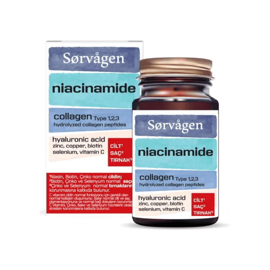 سورفاجين أقراص الكولاجين لدعم نضارة البشرة وصحة الشعر والأظافر 60 قرص