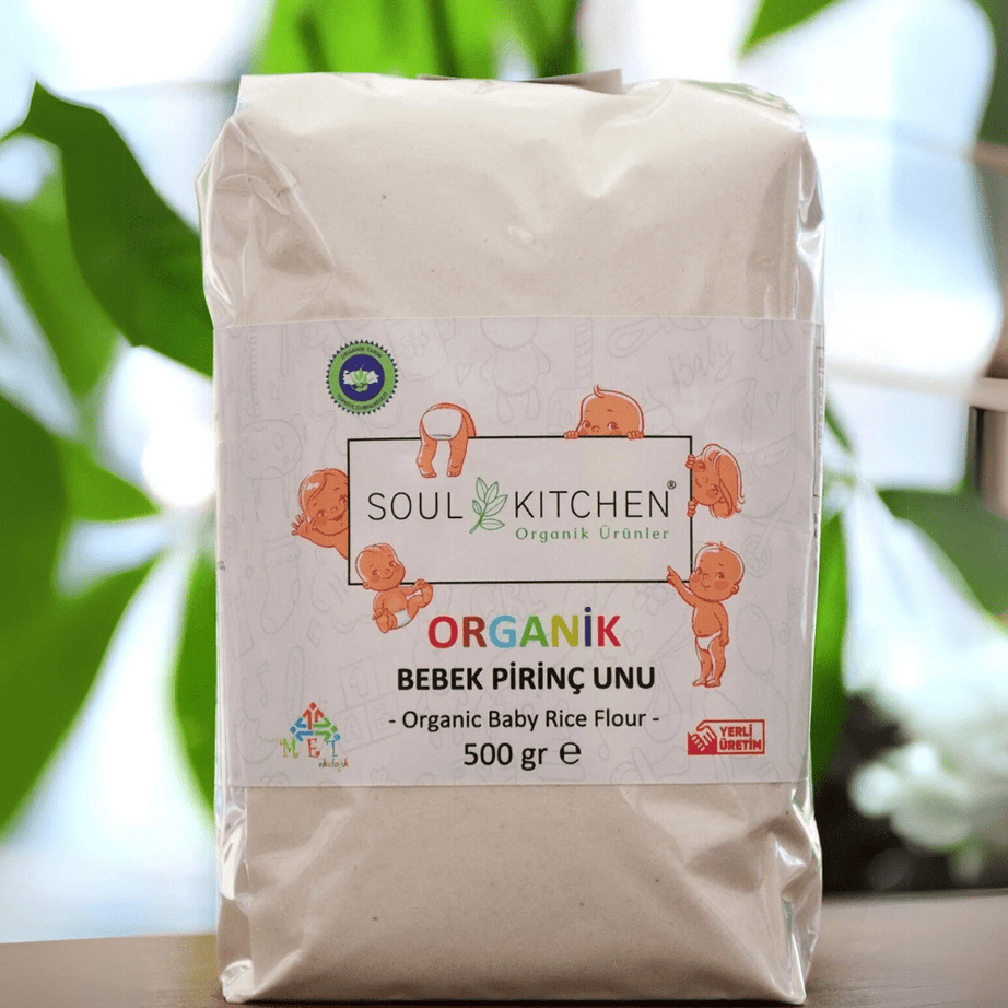 Soul Kitchen دقيق الأرز العضوي للأطفال 500 غرام