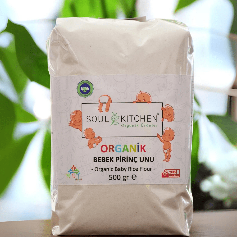 Soul Kitchen دقيق الأرز العضوي للأطفال 500 غرام