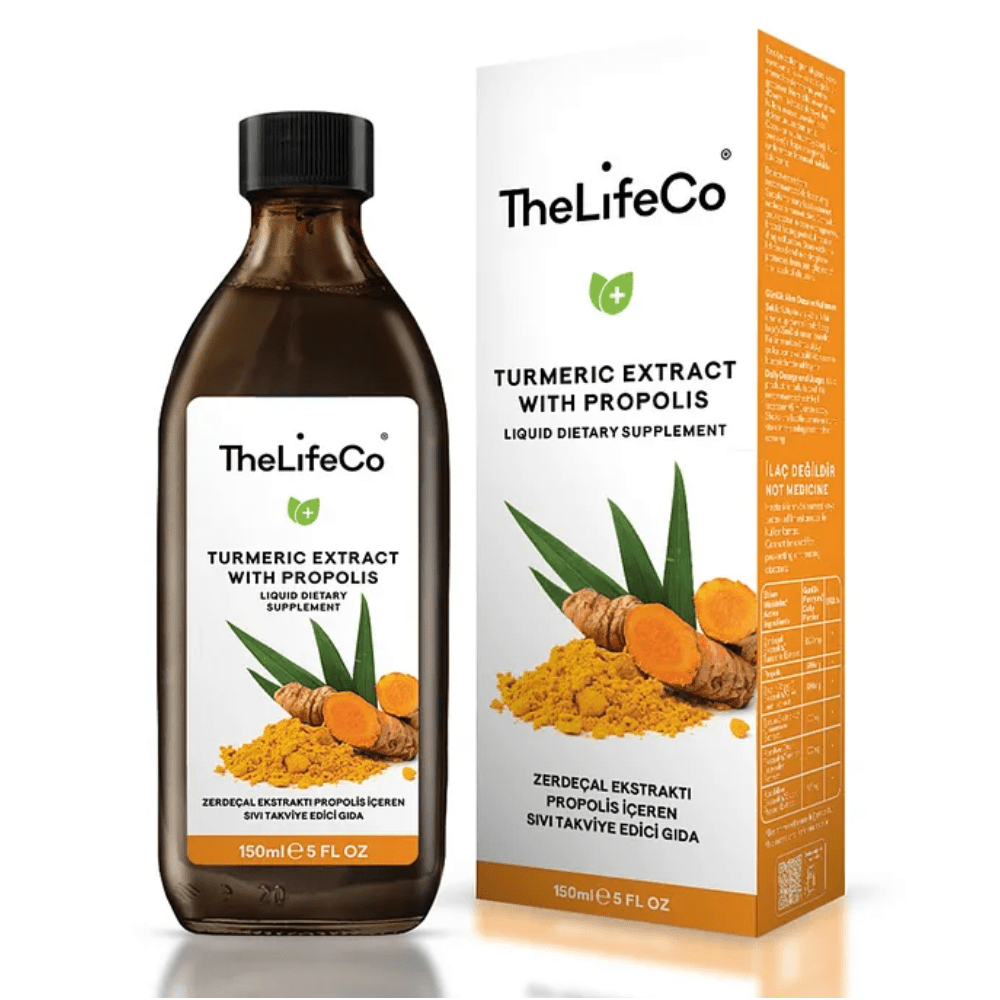 TheLifeCo مستخلص الكركم السائل لدعم الصحة والمناعة 150 مل