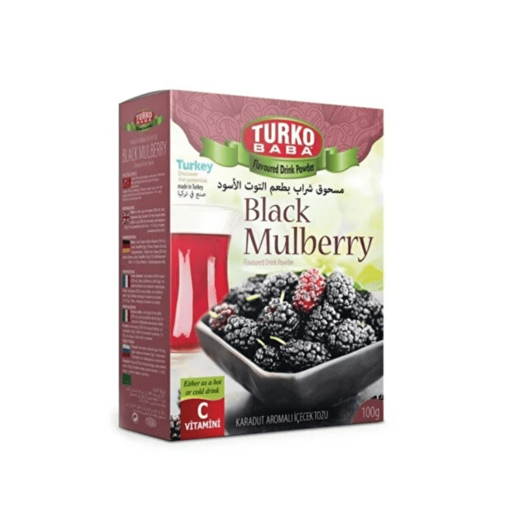 Turkobaba مسحوق شراب التوت الأسود 300 غرام