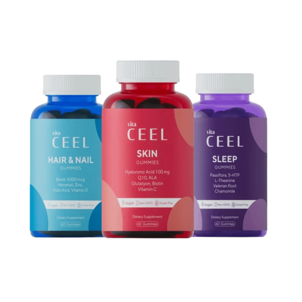 Vita Ceel باكج فيتامينات العناية بالبشرة والشعر والأظافر + فيتامين النوم