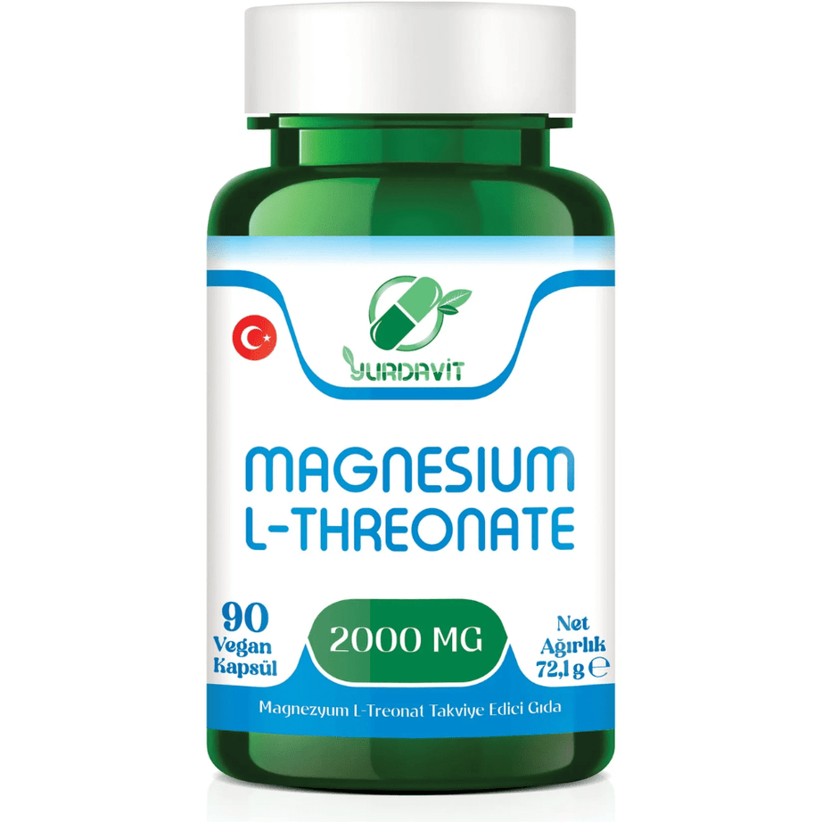 يوردافيت مغنيسيوم إل - ثريونات 2000 ملغ | 90 كبسولة